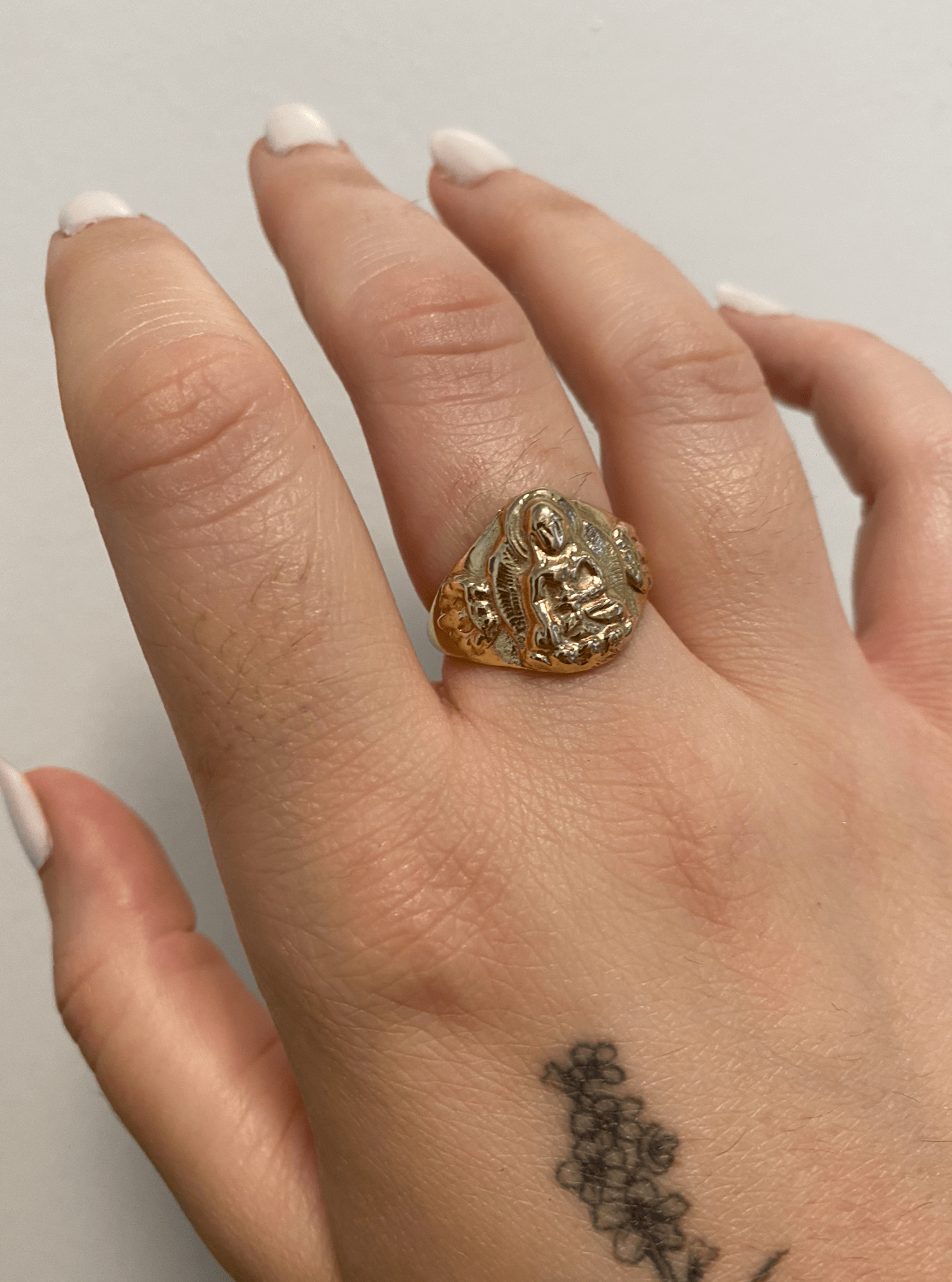 Vintage Buddha Ring